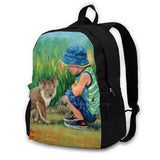 Koala Painting Backpack for Boys - Cute & Colorful School Bag