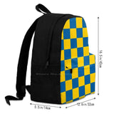 Leeds Checks Travel Laptop Bagpack Bags Leeds L Football Club Soccer York...