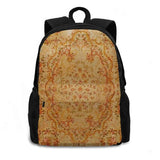 Antique French Savonnerie Rug Print Backpack Laptop Travel Bag Vintage