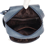 Women Leather Backpacks for Girls Daypack Vintage School Bags Rucksack