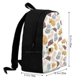 Cats Print Bags Travel Laptop Backpack Cats Dogs Animals Soul Cat Lover Tabby Ca