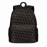 Skulls Roses Satchel Schoolbag Backpack