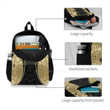 Modern Damasks Geometric Stripes Laptop Backpack