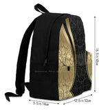 Modern Damasks Geometric Stripes Laptop Backpack