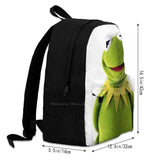 Happy Kermit Backpacks Funny Meme Bags