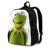 Happy Kermit Backpacks Funny Meme Bags