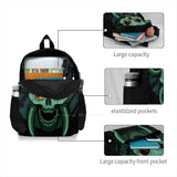 Death Throne Teen College Student Backpack Laptop Travel Bags