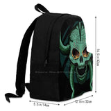 Death Throne Teen College Student Backpack Laptop Travel Bags
