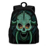 Death Throne Teen College Student Backpack Laptop Travel Bags