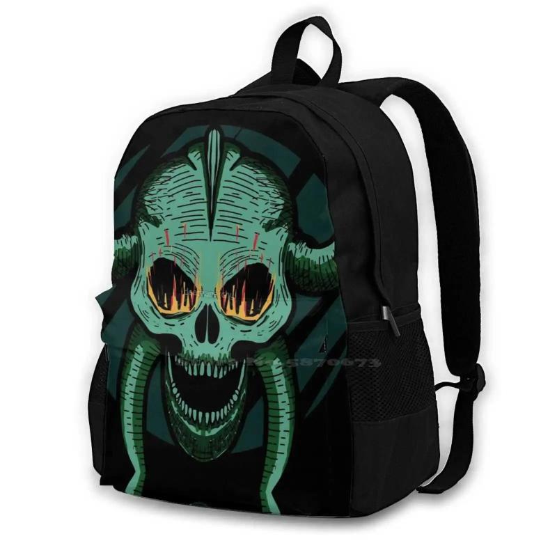 Death Throne Teen College Student Backpack Laptop Travel Bags