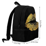 Stylish Lips #8 Laptop Backpack Bag Lips Lip Stick Lipstick