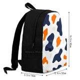 Uva Cow Print Bag Backpack For Men Women Girls Teenage
