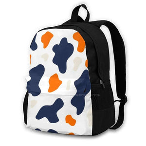 Uva Cow Print Bag Backpack For Men Women Girls Teenage