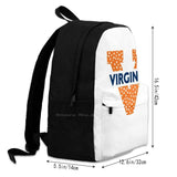 UVA Wahoowa Large Capacity Backpack Laptop Travel Bags