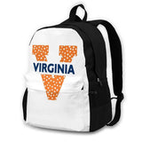 UVA Wahoowa Large Capacity Backpack Laptop Travel Bags