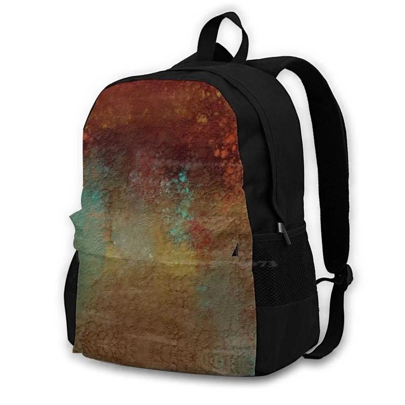 Copper Turquoise And Textures Bags Backpacks Turquoise Copper