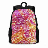 Colorful Popcorn At The Movies Travel Laptop Bagpack