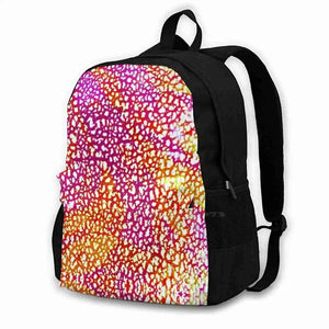 Colorful Popcorn At The Movies Travel Laptop Bagpack