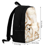 Marble Collection Bag Backpack For Men Women Girls Teenage