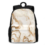 Marble Collection Bag Backpack For Men Women Girls Teenage