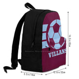 Villans Vintage Retro Satchel Schoolbag Backpack