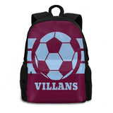Villans Vintage Retro Satchel Schoolbag Backpack