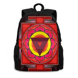 Tripura Bhairavi Yantra Backpack Laptop Travel Bags