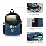 No I Won't Give Up Backpacks for Men Women Teenagers