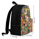 Peach Sunlight Travel Laptop School Backpack Bag