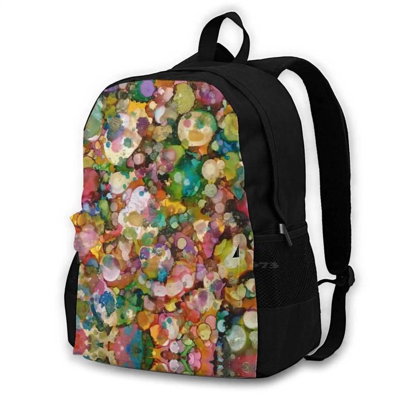 Peach Sunlight Travel Laptop School Backpack Bag
