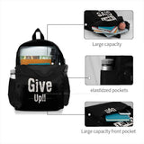 No I Won't Give Up Gym Motivation Backpack