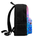 Bold Royal Pink Bubbles Abstract Backpack