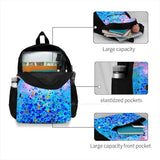 Bold Royal Pink Bubbles Abstract Backpack