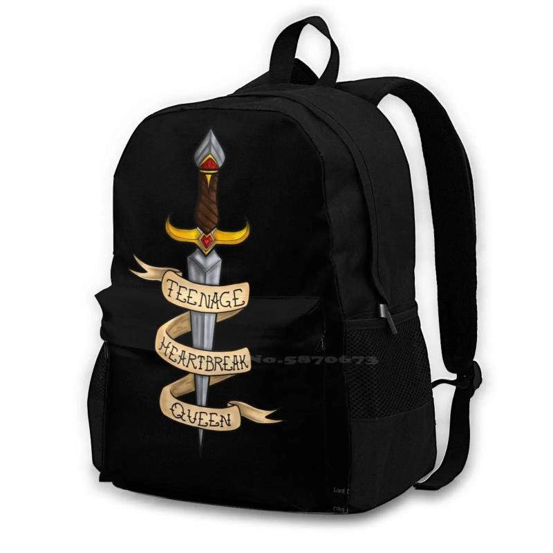 Tattoo Backpack For Student School Laptop Travel Bag Tattoo Dagger