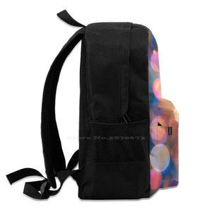 Colorful Digital Art Laptop Travel School Bag