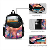 Colorful Digital Art Laptop Travel School Bag