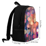 Colorful Digital Art Laptop Travel School Bag