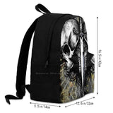Heart Skulls Dagger Laptop Backpack