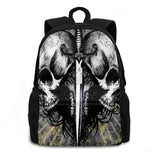 Heart Skulls Dagger Laptop Backpack