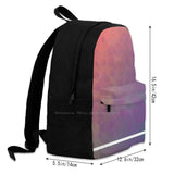 Peach Teal Bag Backpack Men Women Girls Teenage