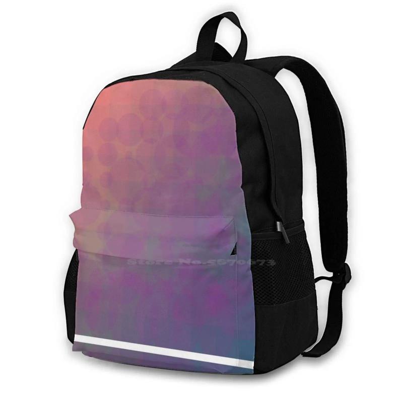 Peach Teal Bag Backpack Men Women Girls Teenage