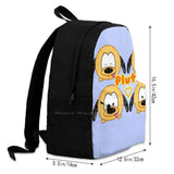 Mutt Teen College Student Backpack Laptop Travel Bags Pup