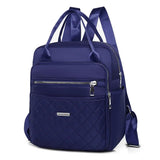 Dual-Use Double Backpack Handbag Outdoor Travel Oxford Cloth Convenient School B