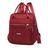 Dual-Use Double Backpack Handbag Outdoor Travel Oxford Cloth Convenient School B