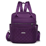 Dual-Use Double Backpack Handbag Outdoor Travel Oxford Cloth Convenient School B
