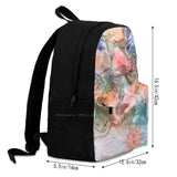 Abstract Ink Art 3D Print Backpack Casual Bag
