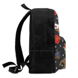 Traditional Tattoo Flash Bag Backpack Flower Tattoo
