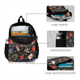 Traditional Tattoo Flash Bag Backpack Flower Tattoo