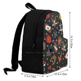 Traditional Tattoo Flash Bag Backpack Flower Tattoo