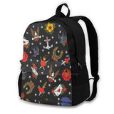 Traditional Tattoo Flash Bag Backpack Flower Tattoo